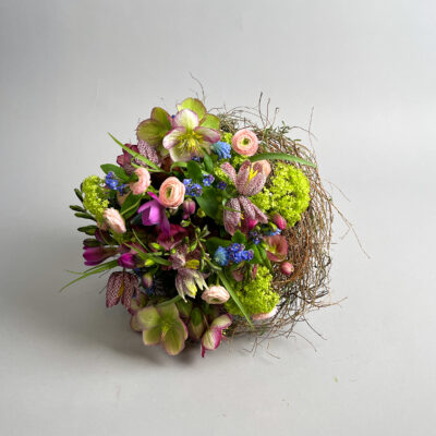 Hand tied spring bouquet
