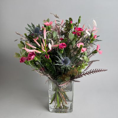 Saisonaler Strauss pink/rosa