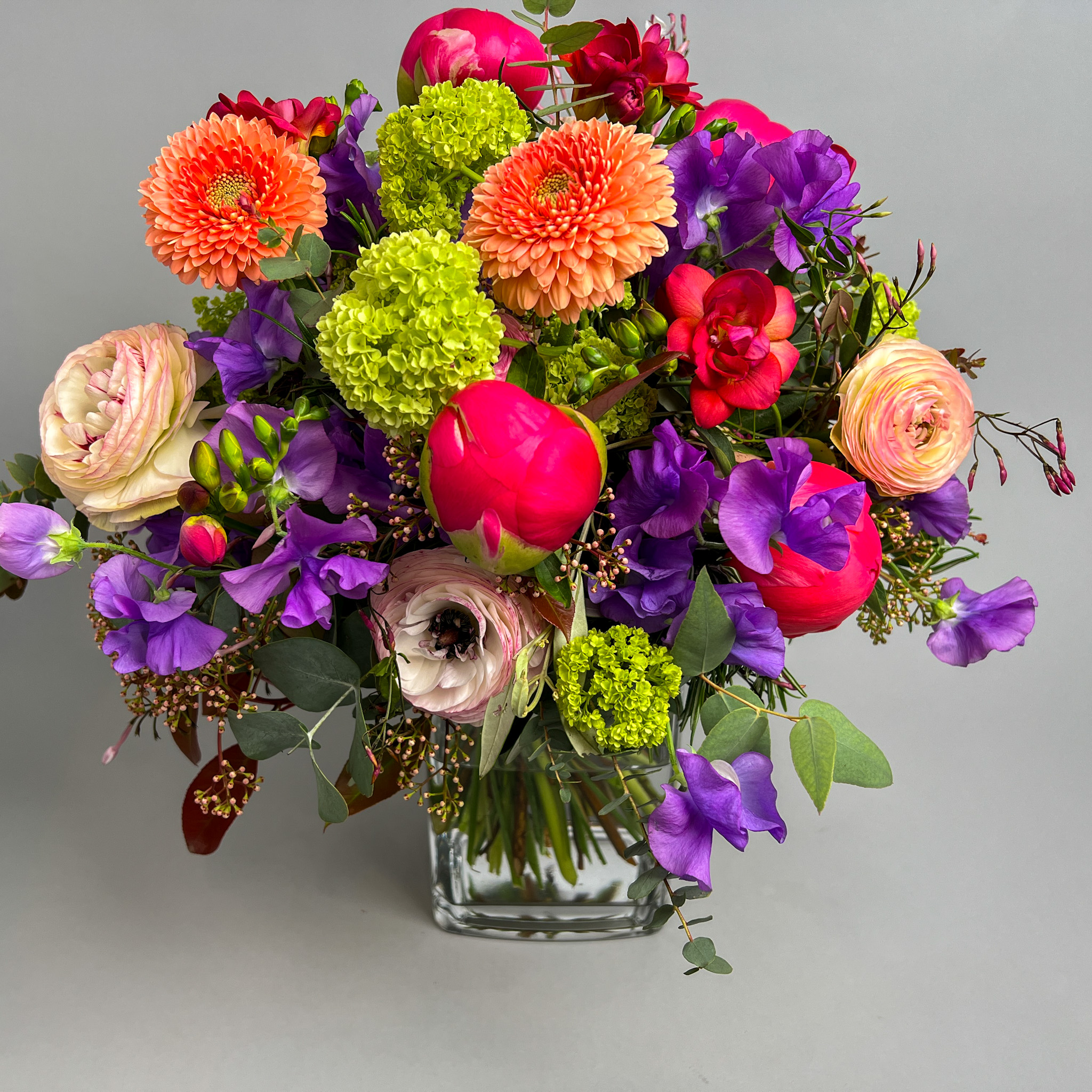 Bouquet with peonies