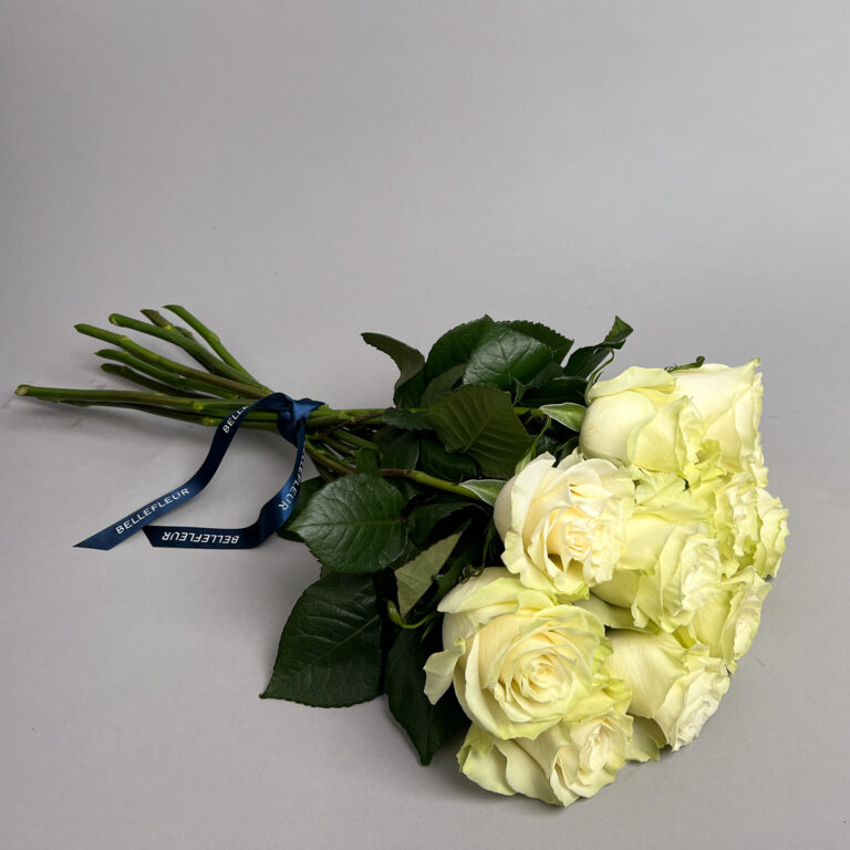 bouquet of white roses
