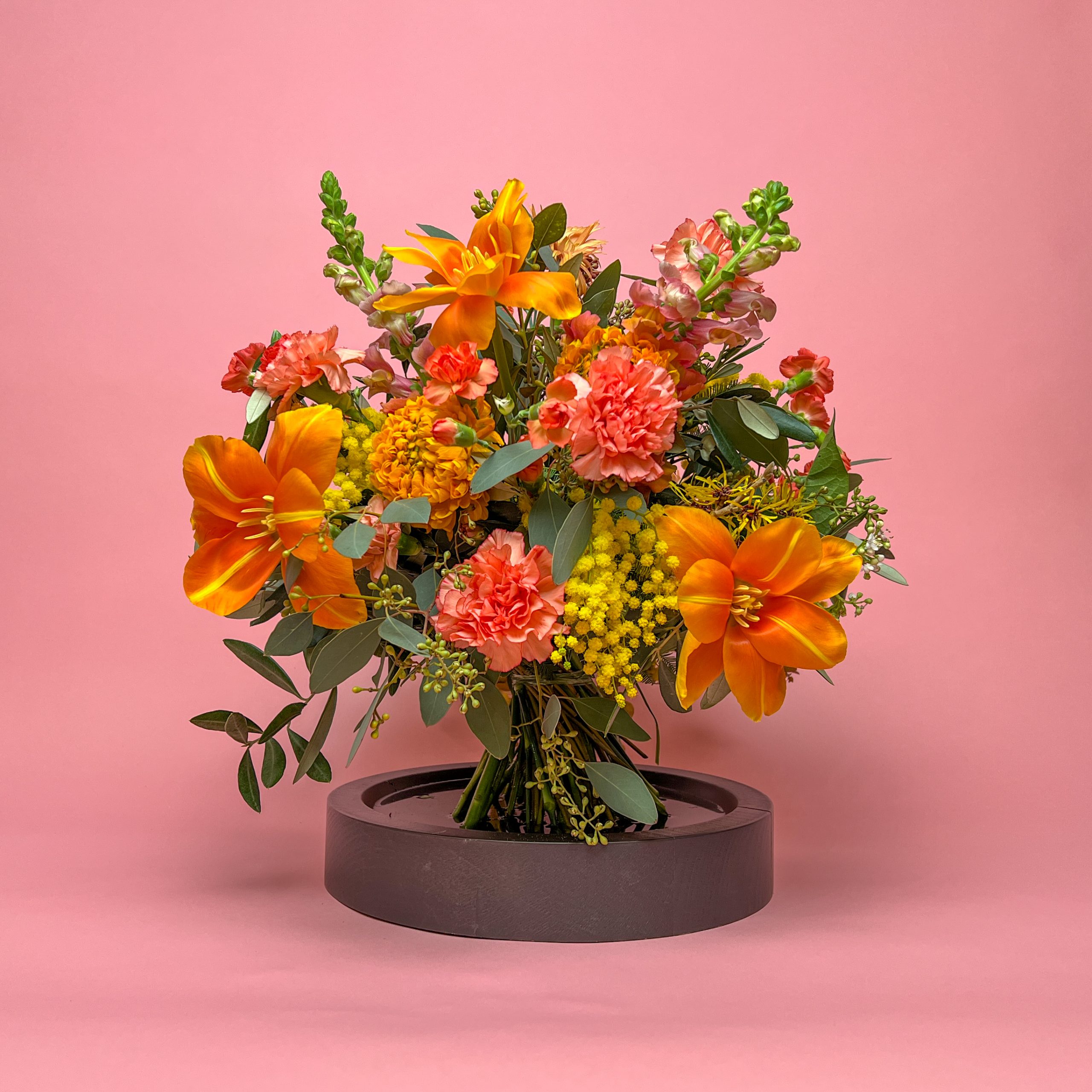 Valentinsstrauss orange