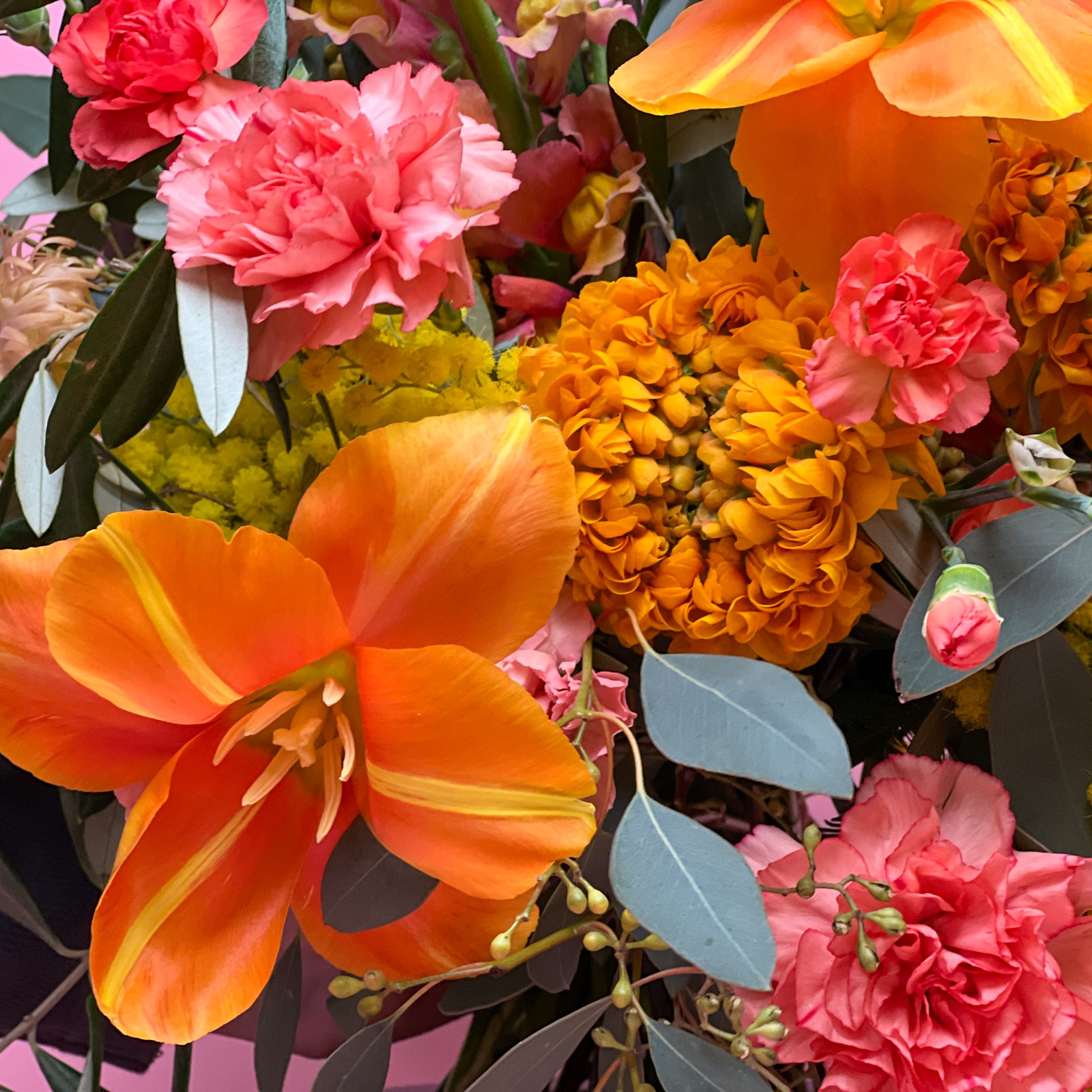 Valentinsstrauss orange – Bild 2